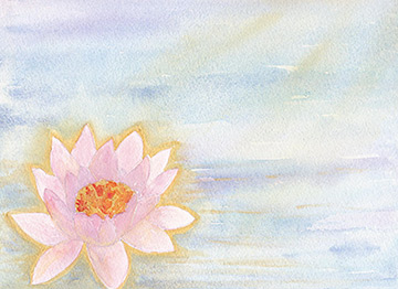 Lotus Watercolour